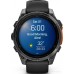 Умные часы Garmin Fenix 8 47мм (серый, черный силиконовый ремешок)