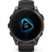 Умные часы Garmin Fenix 8 47мм (серый, черный силиконовый ремешок)