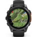 Умные часы Garmin Fenix 8 47мм (серый, черный силиконовый ремешок)
