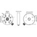 Кронштейн Hikvision DS-1280ZJ-DM55
