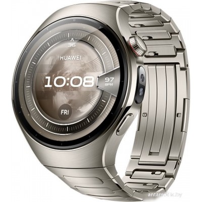 Умные часы Huawei Watch 5 46 мм (титановый, с титановым браслетом, международная версия)
