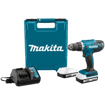 Дрель-шуруповерт Makita DF488D004 (с 2-мя АКБ, кейс)
