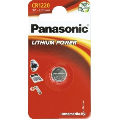 Батарейки Panasonic CR1220 CR-1220EL/1B