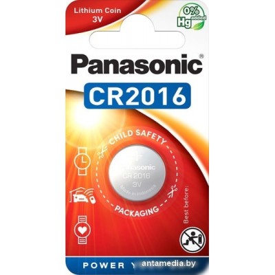 Батарейки Panasonic CR2016 CR-2016EL/1B