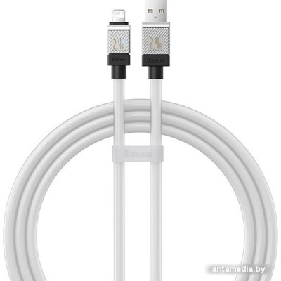 Кабель Baseus CoolPlay Series USB Type-A - Lightning (1 м, белый)