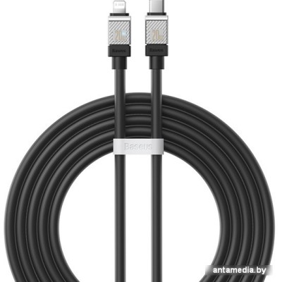 Кабель Baseus CoolPlay Series USB Type-C - Lightning (2 м, черный)