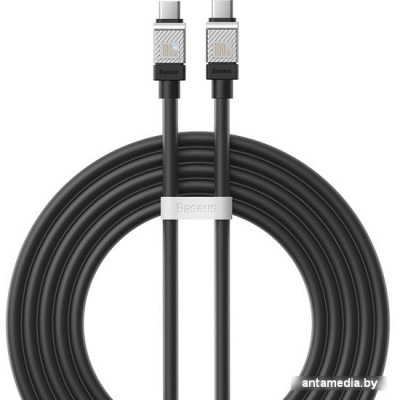 Кабель Baseus CoolPlay Series USB Type-C - USB Type-C (2 м, черный)