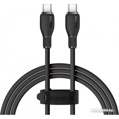 Кабель Baseus Pudding Series Fast Charging Cable 100W USB Type-C - USB Type-C (1.2 м, черный) Кабель Baseus Pudding Series Fast Charging Cable 100W USB Type-C - USB Type-C (1.2 м, черный)