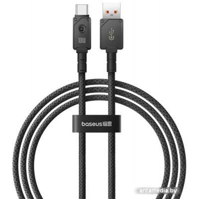 Кабель Baseus Unbreakable Series USB Type-A - USB Type-C (1 м, черный)