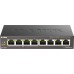 Неуправляемый коммутатор D-Link DGS-1008P/F3A