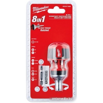 Отвертка с набором Milwaukee 4932471868