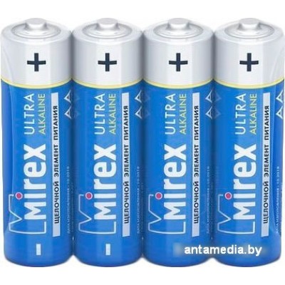 Батарейки Mirex Ultra Alkaline AA 4 шт LR6-S4