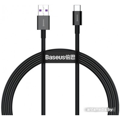Кабель Baseus USB Type-A - Type-C CATYS-01 (1 м, черный)