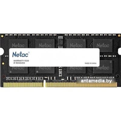 Оперативная память Netac Basic 4GB DDR3 SODIMM PC3-12800 NTBSD3N16SP-04