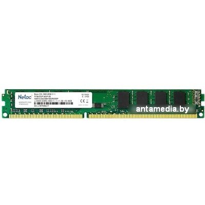 Оперативная память Netac Basic 8GB DDR3 PC3-12800 NTBSD3P16SP-08