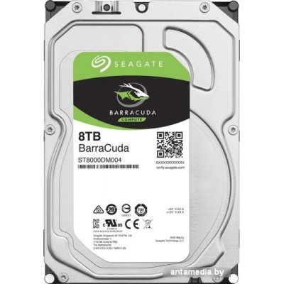 Жесткий диск Seagate BarraCuda 8TB ST8000DM004