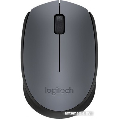 Мышь Logitech M170 Wireless Mouse Gray/Black [910-004642]