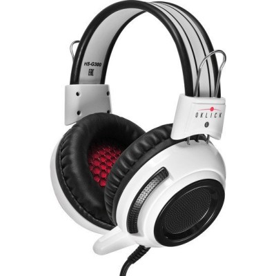 Наушники Oklick HS-G300 Armageddon (белый/черный) Наушники Oklick HS-G300 Armageddon (белый/черный)