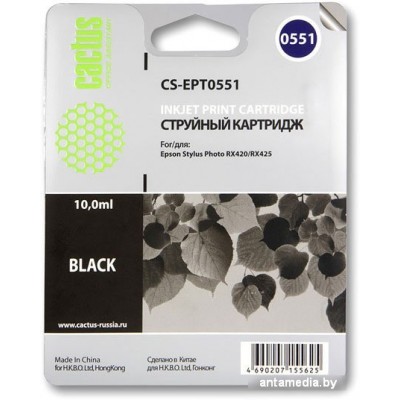 Картридж CACTUS CS-EPT0551 (аналог Epson C13T05514010)