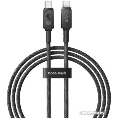 Кабель Baseus Unbreakable Series USB Type-C - USB Type-C (1 м, черный)