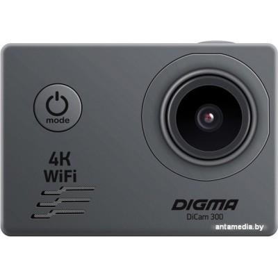 Экшен-камера Digma DiCam 300 (серый)