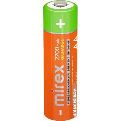 Аккумулятор Mirex AA 2700mAh 2 шт HR6-27-E2