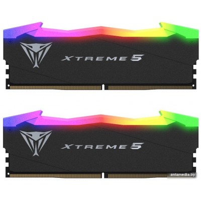 Оперативная память Patriot Viper Xtreme 5 RGB 2x24ГБ DDR5 7600 МГц PVXR548G76C36K