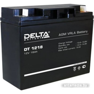 Аккумулятор для ИБП Delta DT 1218 (12В/18 А·ч)