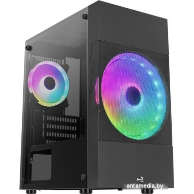 Корпус AeroCool Atomic Lite-G-BK-V2 Корпус AeroCool Atomic Lite-G-BK-V2