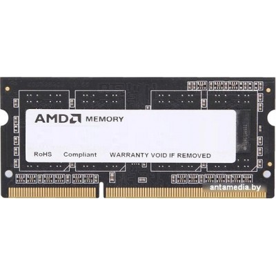 Оперативная память AMD 8ГБ DDR3 SODIMM 1600МГц R538G1601S2S-U