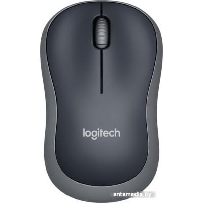 Мышь Logitech M185 (черный/серый)
