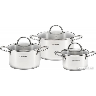 Набор кастрюль StarWind Chef Compact SW-CH1006