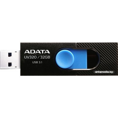 USB Flash ADATA UV320 32GB (черный/голубой)