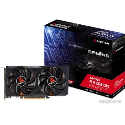 Видеокарта BIOSTAR Radeon RX 6650 XT 8GB GDDR6 VA6656TM81 Видеокарта BIOSTAR Radeon RX 6650 XT 8GB GDDR6 VA6656TM81