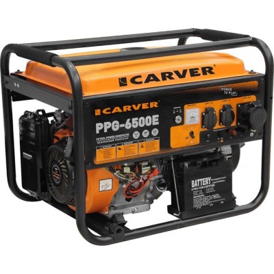 Бензиновый генератор Carver PPG-6500E Бензиновый генератор Carver PPG-6500E