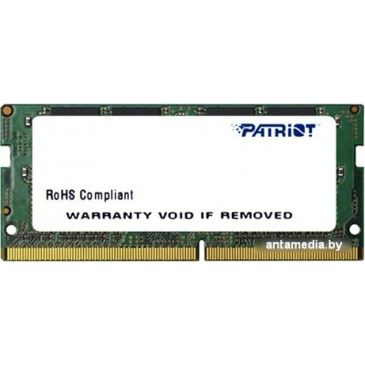 Оперативная память Patriot 4GB DDR4 SO-DIMM PC4-17000 [PSD44G213381S]