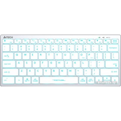 Клавиатура A4Tech Fstyler FX61 (серебристый/белый)