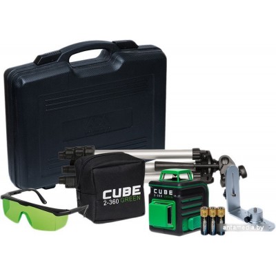 Лазерный нивелир ADA Instruments CUBE 2-360 Green ULTIMATE EDITION [A00471]
