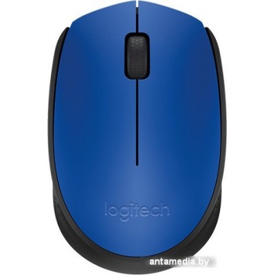 Мышь Logitech M171 Wireless Mouse синий/черный [910-004640]