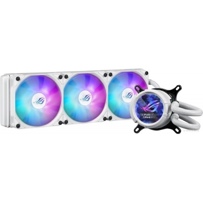 Система жидкостного охлаждения для процессора ASUS ROG Strix LC III 360 ARGB LCD White Edition
