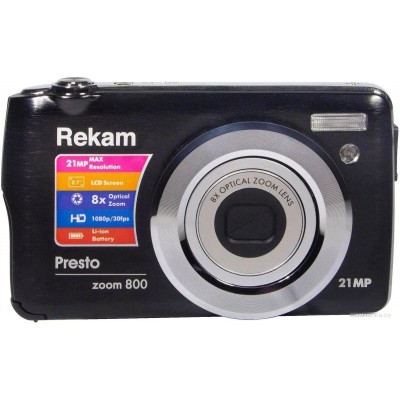 Фотоаппарат Rekam Presto zoom 800 (черный)