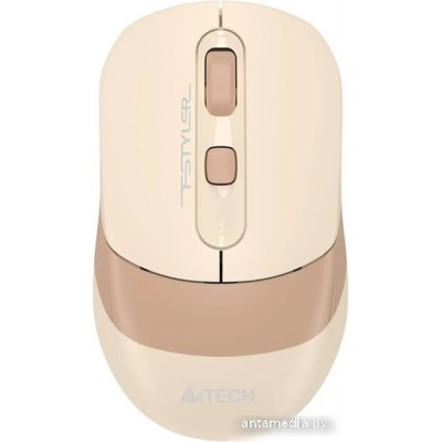 Мышь A4Tech Fstyler FG10CS Air (бежевый/коричневый)