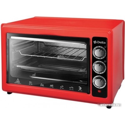 Мини-печь Delta D-0123 (красный)