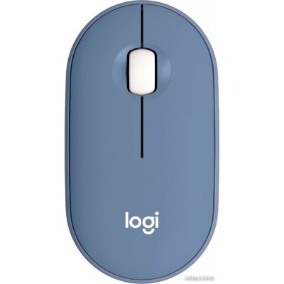 Мышь Logitech M350 Pebble (темно-синий)