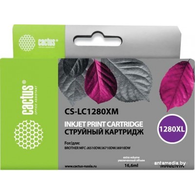 Картридж CACTUS CS-LC1280XM (аналог Brother LC1280XLM)