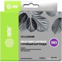 Картридж CACTUS CS-LC985BK (аналог Brother LC985BK)