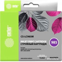 Картридж CACTUS CS-LC985M (аналог Brother LC985M)