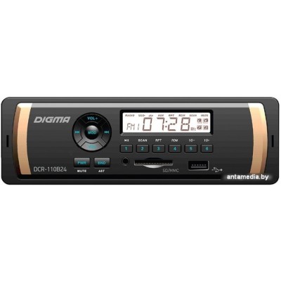 USB-магнитола Digma DCR-110B24