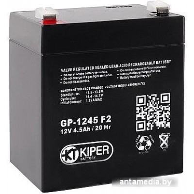 Аккумулятор для ИБП Kiper GP-1245 F2 (12В/4.5 А·ч)