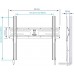 Кронштейн Kromax FLAT-3 NEW (черный)